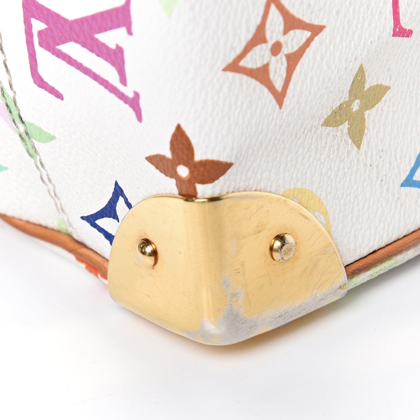 Monogram Multicolor Trouville White