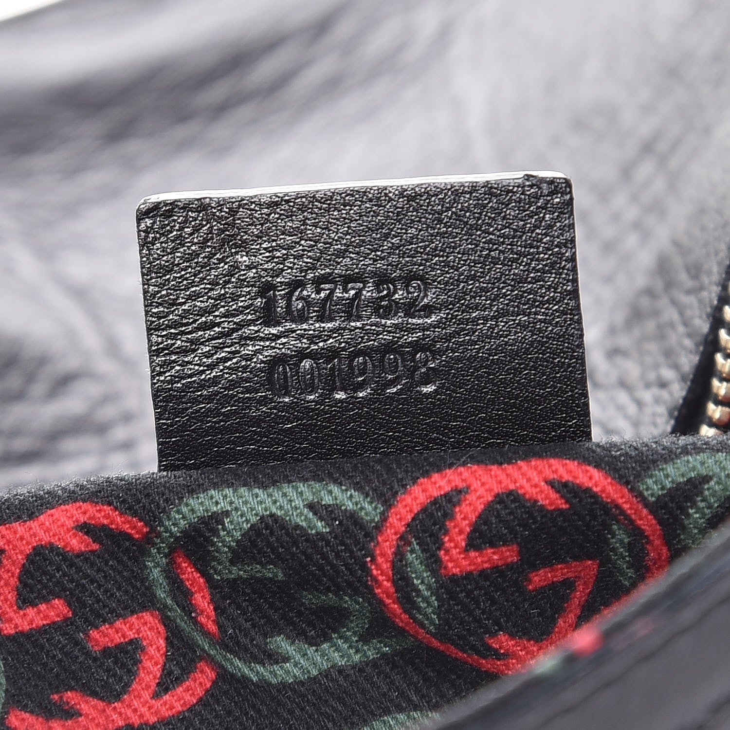 Gucci Calfskin Medium Britt Tassel Shoulder Bag Black 7 of 9