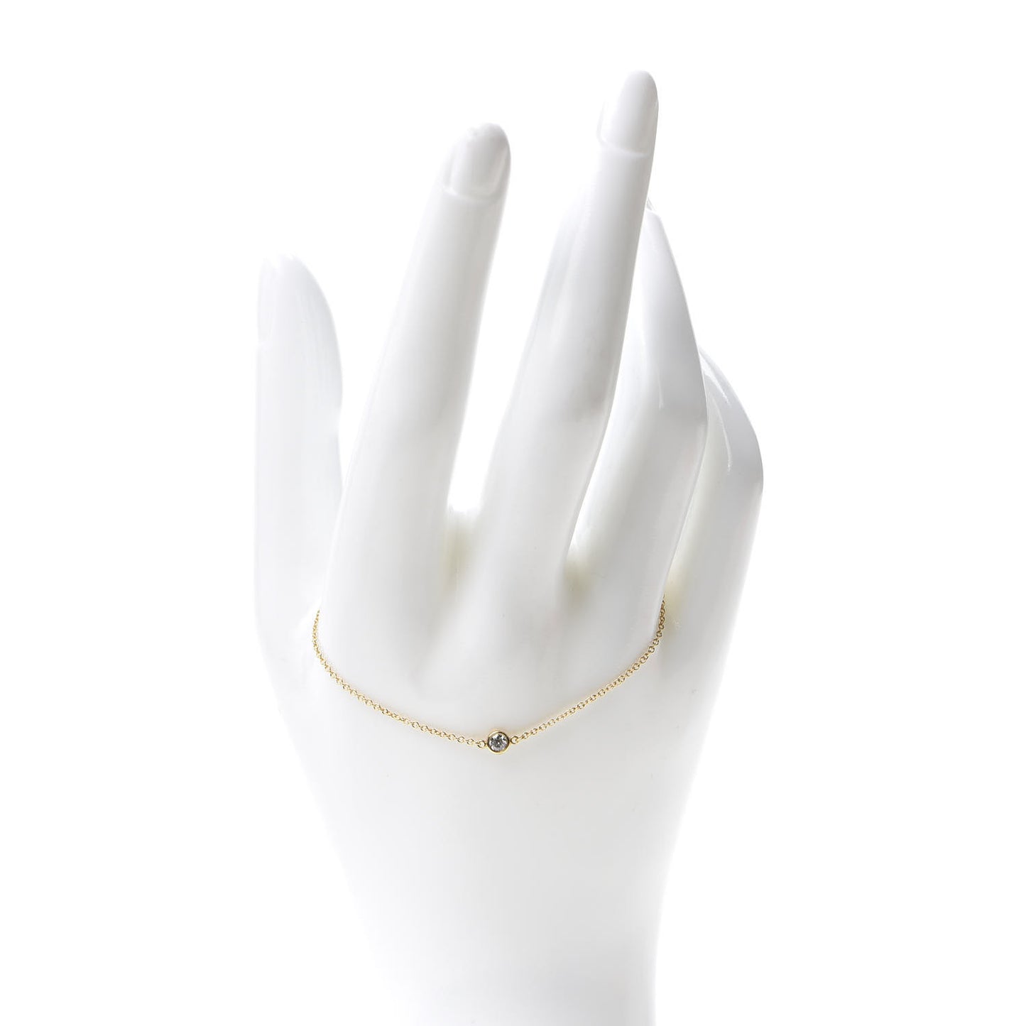 18K Yellow Gold Diamond .08ct Elsa Peretti Diamonds by the Yard Bracelet