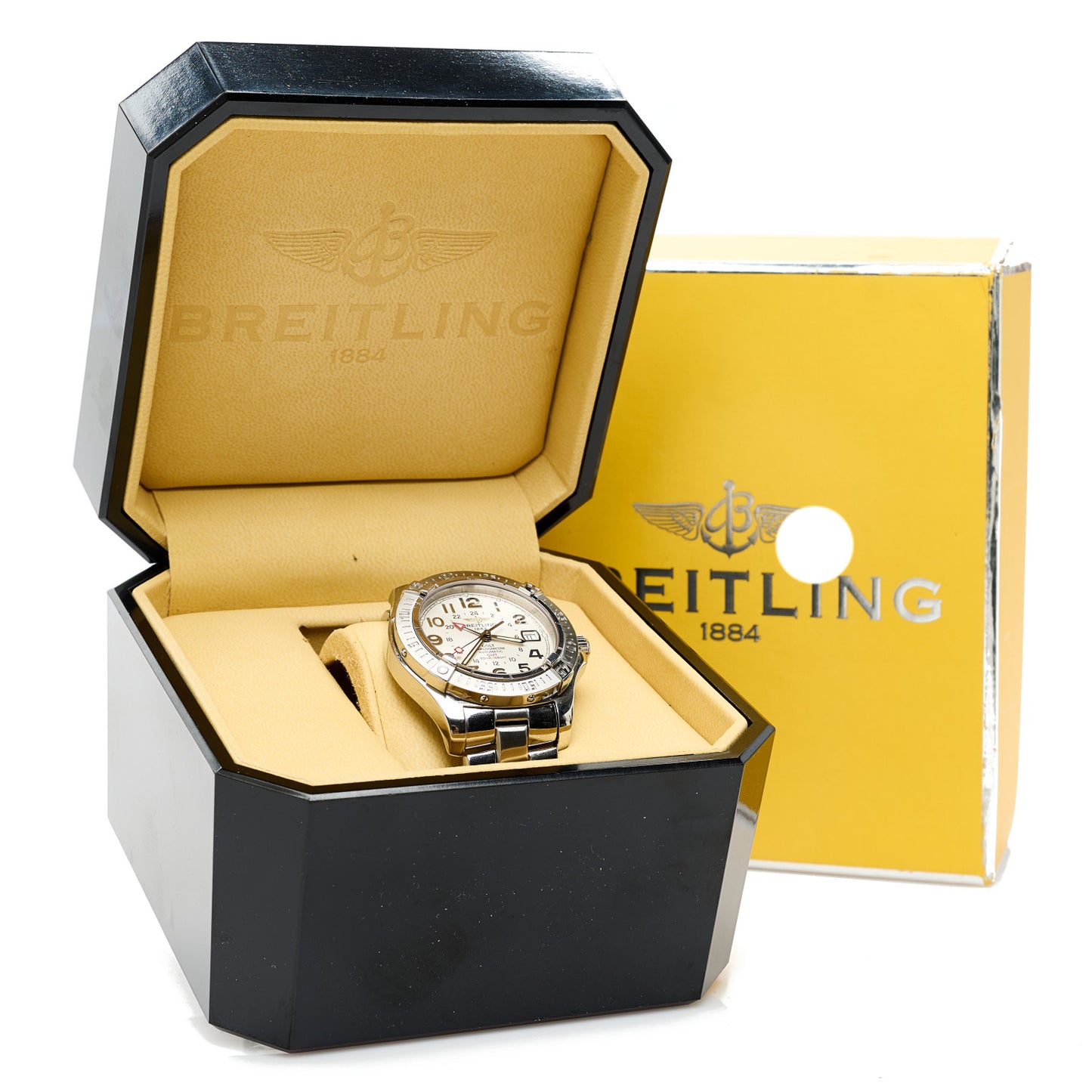 Stainless Steel 40.5mm Colt GMT Automatic Watch Silver A32350
