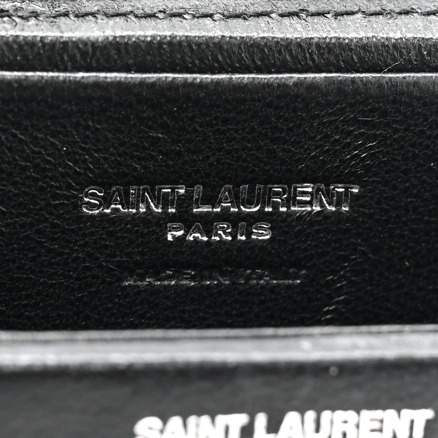 Saint Laurent Lambskin Smoking Box Crossbody Black 5 of 10