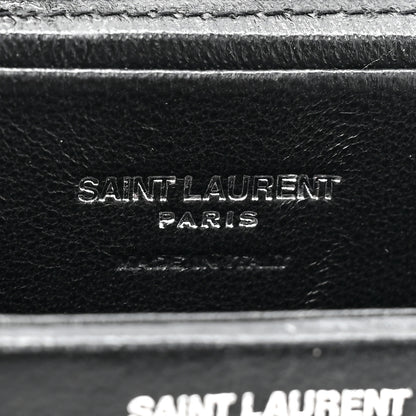 Saint Laurent Lambskin Smoking Box Crossbody Black 5 of 10
