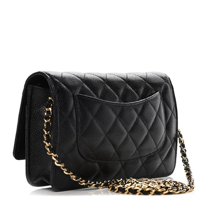 Chanel Caviar Quilted Wallet On Chain WOC Black 3 of 12