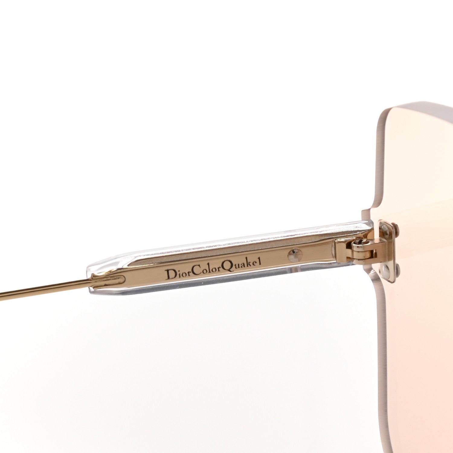 Christian Dior Acetate Color Quake 1 Sunglasses Gold 6 of 10