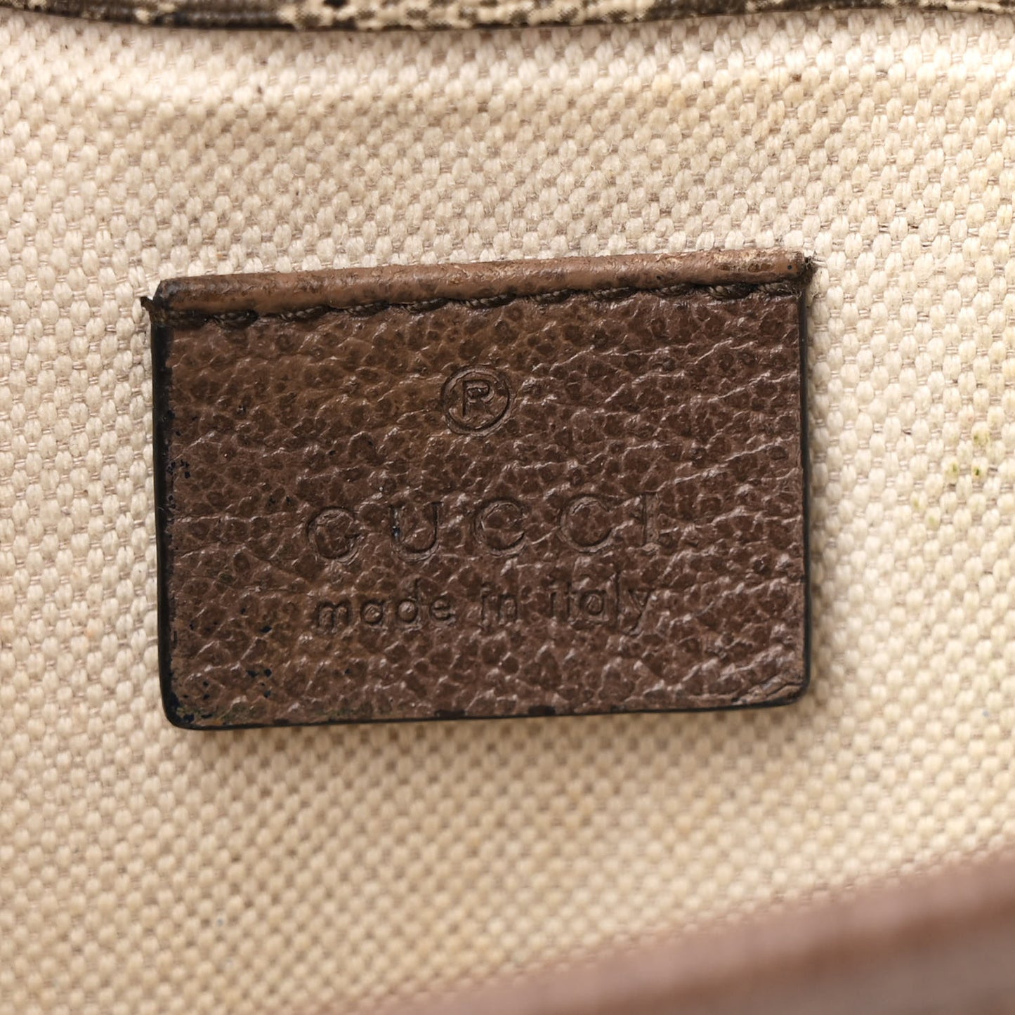 GG Supreme Monogram Neo Vintage Web Belt Bag Brown