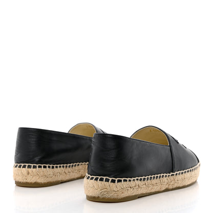 Chanel Lambskin CC Espadrilles 39 Dark Navy 4 of 12