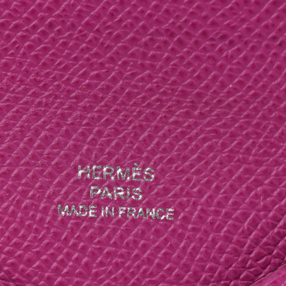 Hermes Epsom Calvi Card Case Magnolia 6 of 7