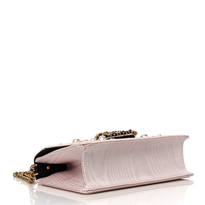Dolce & Gabbana Moire Pearl Embellished Small Devotion Top Handle Bag Pink 4 of 17