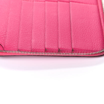 Hermes Chevre Mysore Azap GM Combined Wallet Rose Shocking 13 of 15
