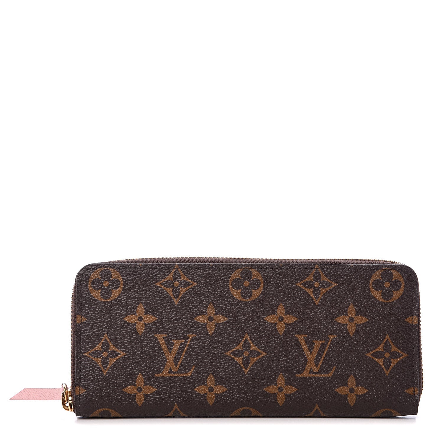 Louis Vuitton Monogram Clemence Wallet Rose Ballerine 1 of 7