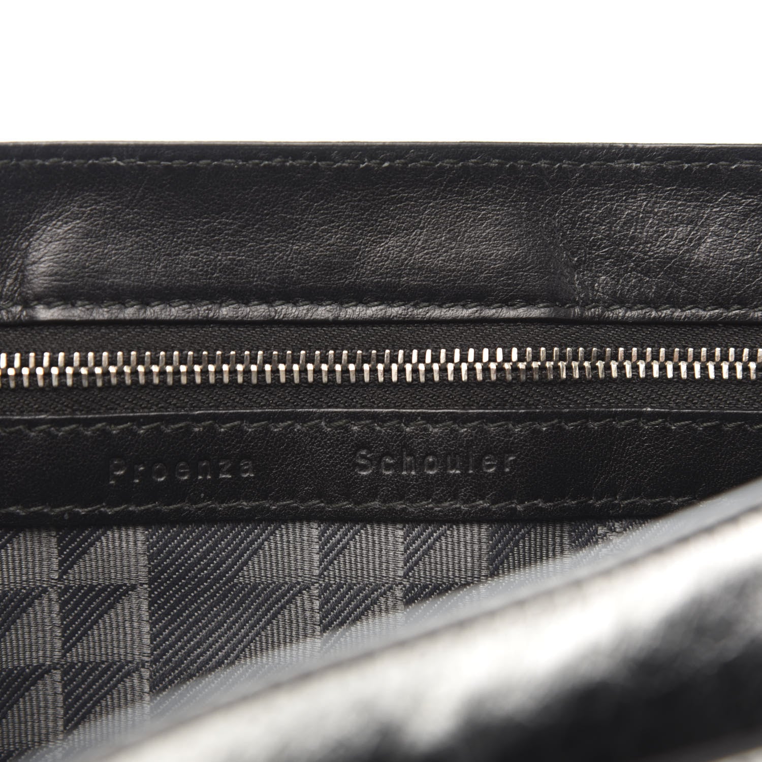 Proenza Schouler Metallic Lambskin PS1 Tiny Satchel Silver 8 of 13