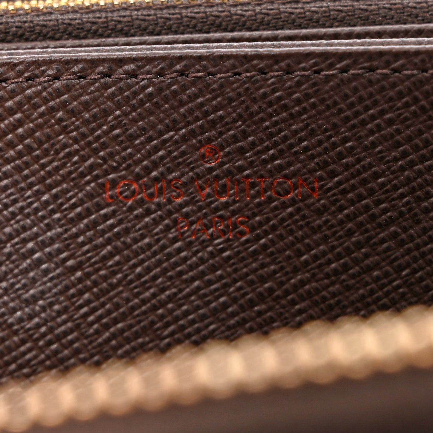 Damier Ebene Zippy Wallet