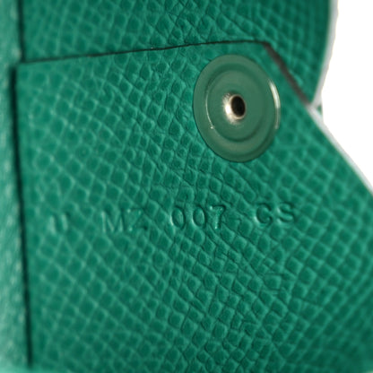 Hermes Epsom Calvi Card Case Vert Jade 7 of 9