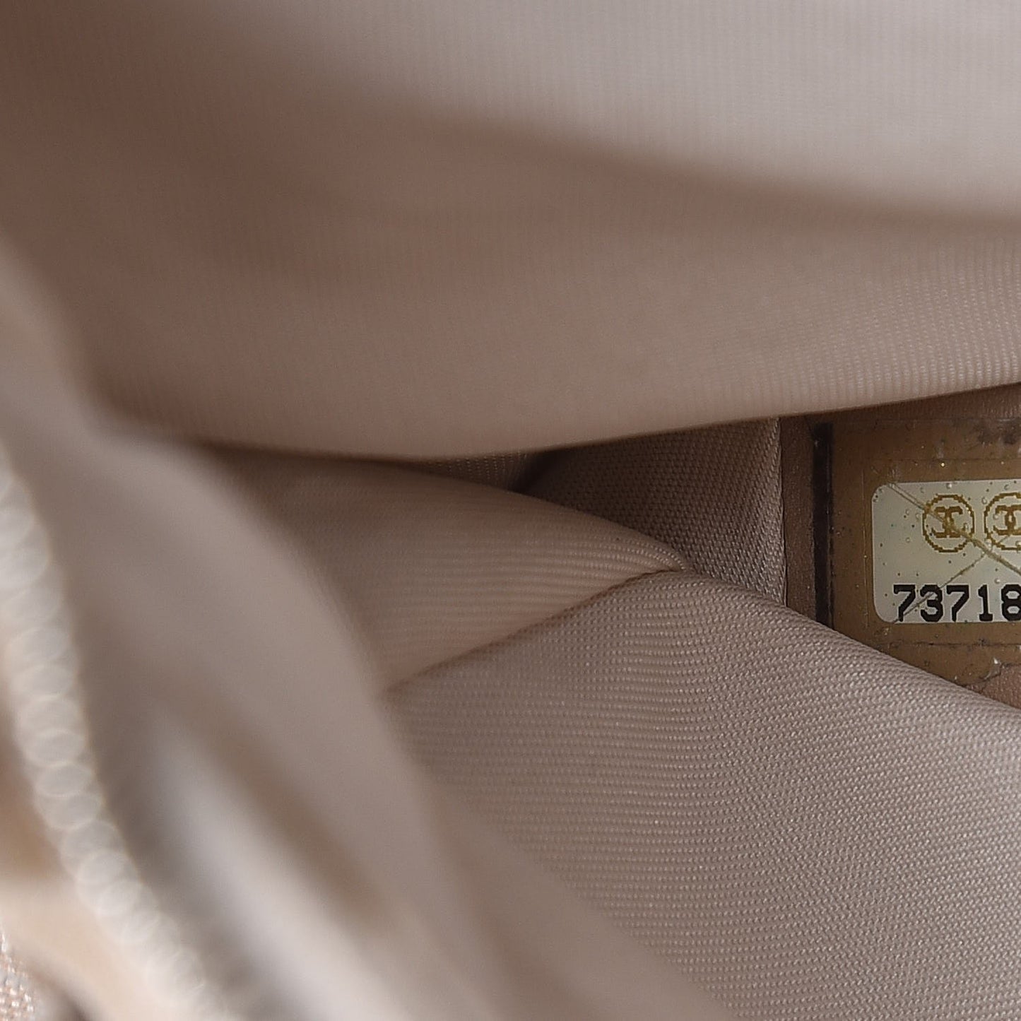 Nylon Travel Backpack Beige