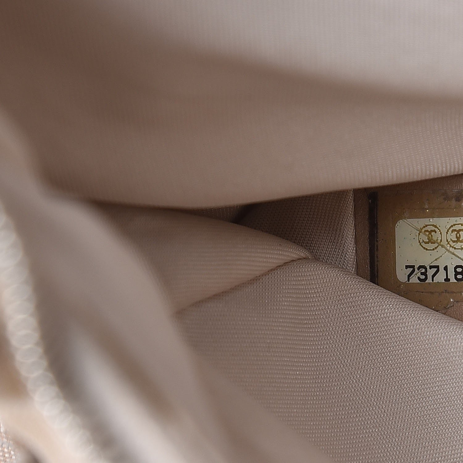 Chanel Nylon Travel Backpack Beige 7 of 12