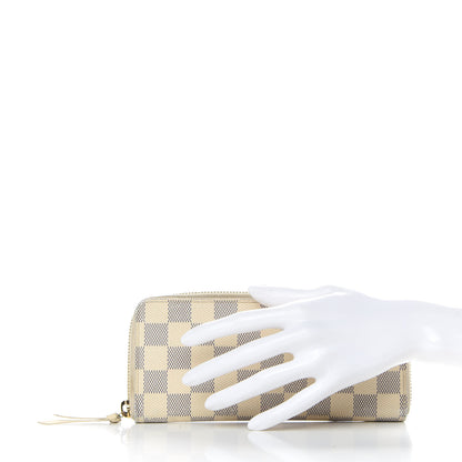Louis Vuitton Damier Azur Clemence Wallet 2 of 6