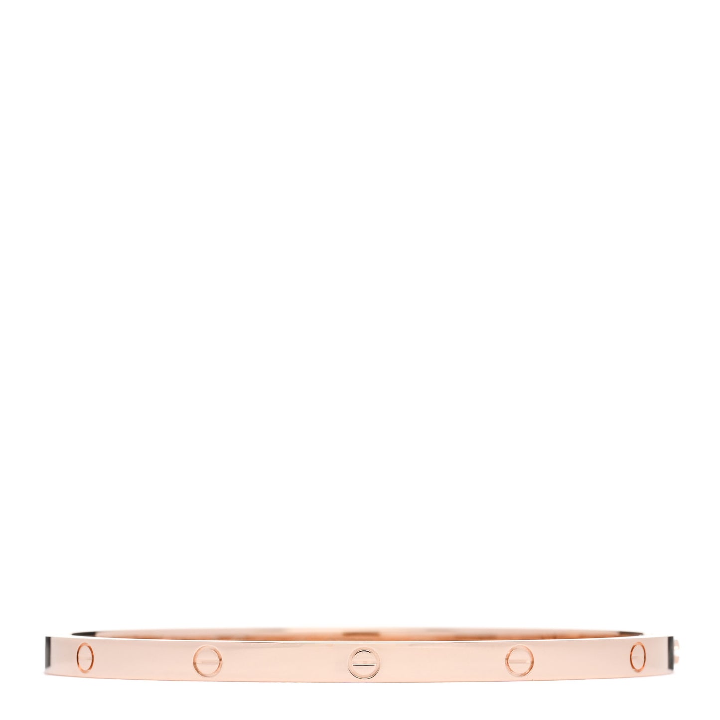 18K Pink Gold Small LOVE Bracelet 17