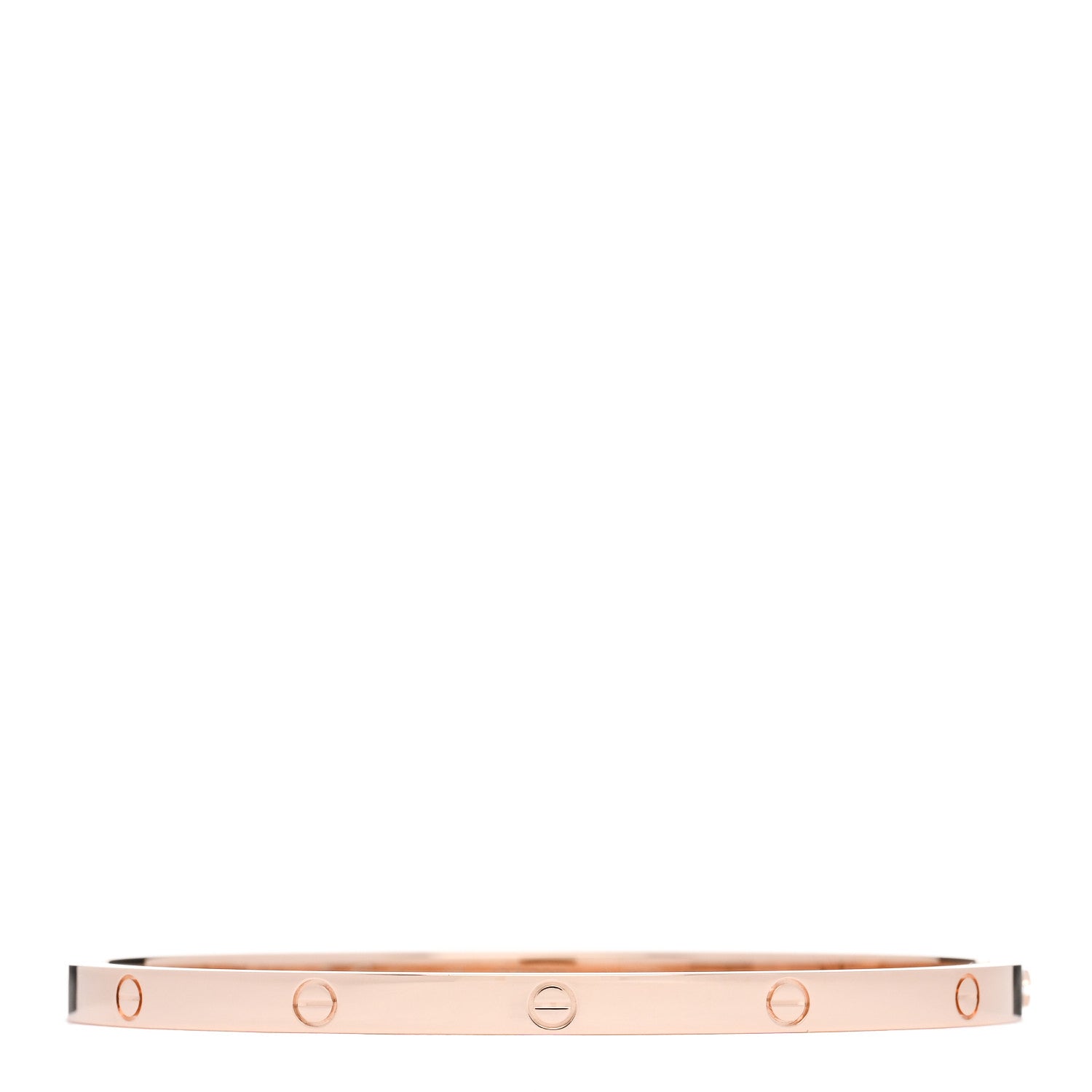 Cartier 18K Pink Gold Small LOVE Bracelet 17 1 of 8