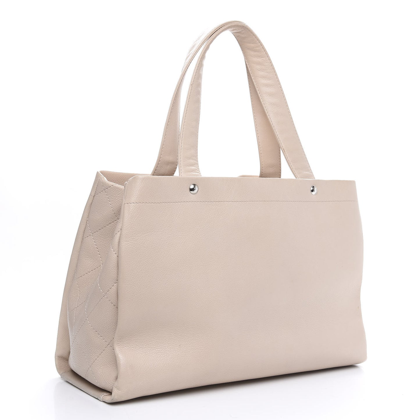 Caviar Executive Cerf Shopper Tote Beige