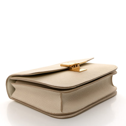 Celine Liege Calfskin Medium Classic Box Flap Bag White 4 of 11