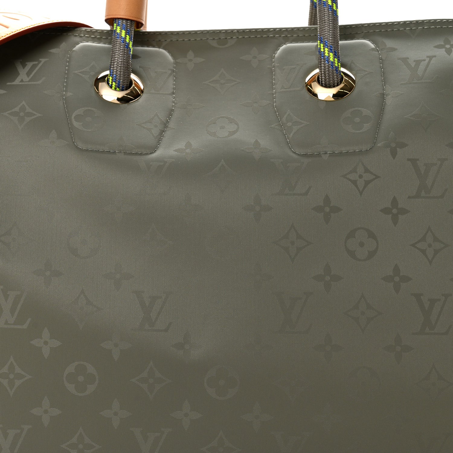 Louis Vuitton Monogram Titanium Keepall Bandouliere 50 7 of 9