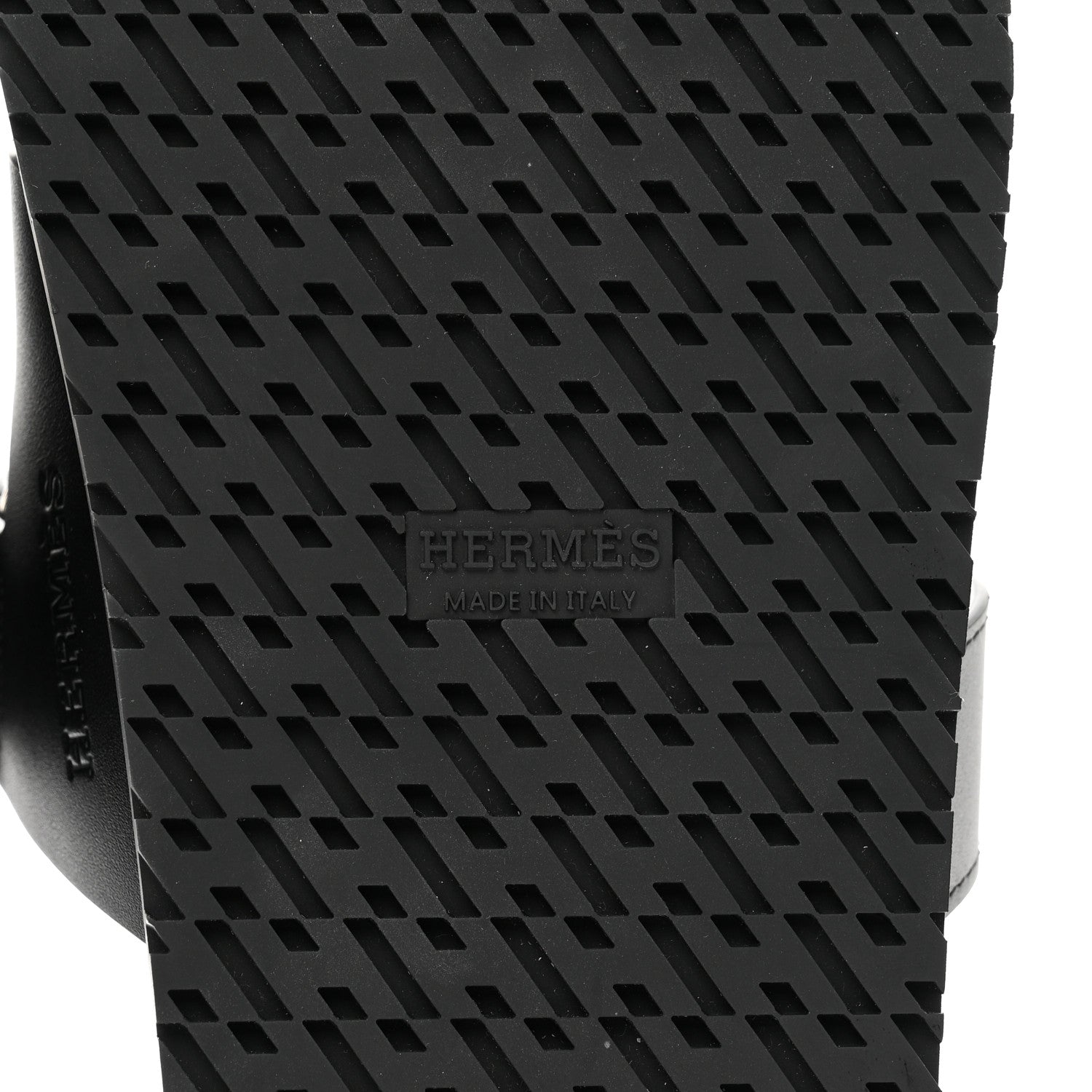 Hermes Calfskin Womens Chypre Sandals 38 Black 6 of 9