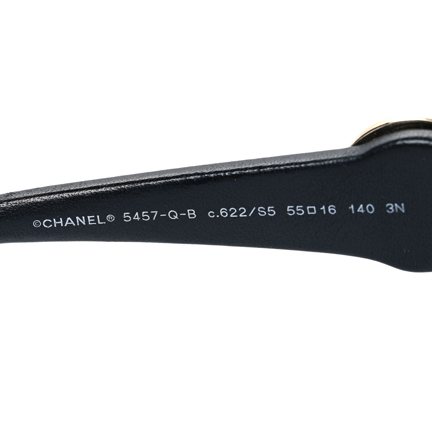 Chanel Acetate Lambskin CC Sunglasses 5457-Q-B Black 5 of 10