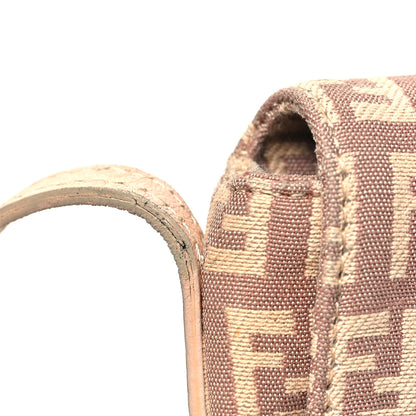 Fendi Zucchino Vitello Tube Messenger Bag Cipria Teint Cipria 12 of 12