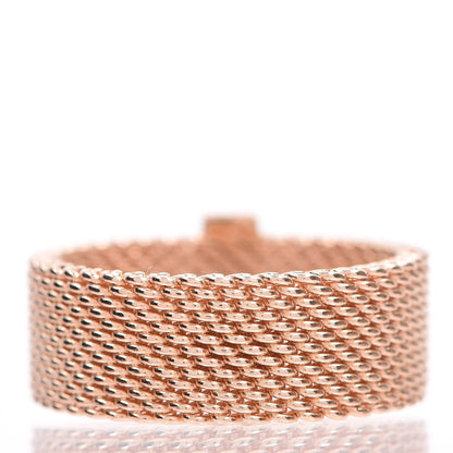 Tiffany 18K Rose Gold 4 Diamond Somerset Ring 48 4.25 4 of 10