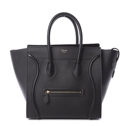 Celine Smooth Calfskin Mini Luggage Black 1 of 9