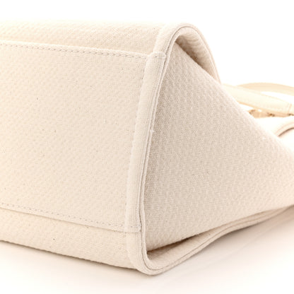 Chanel Mixed Fibers Small Deauville Tote White 11 of 11