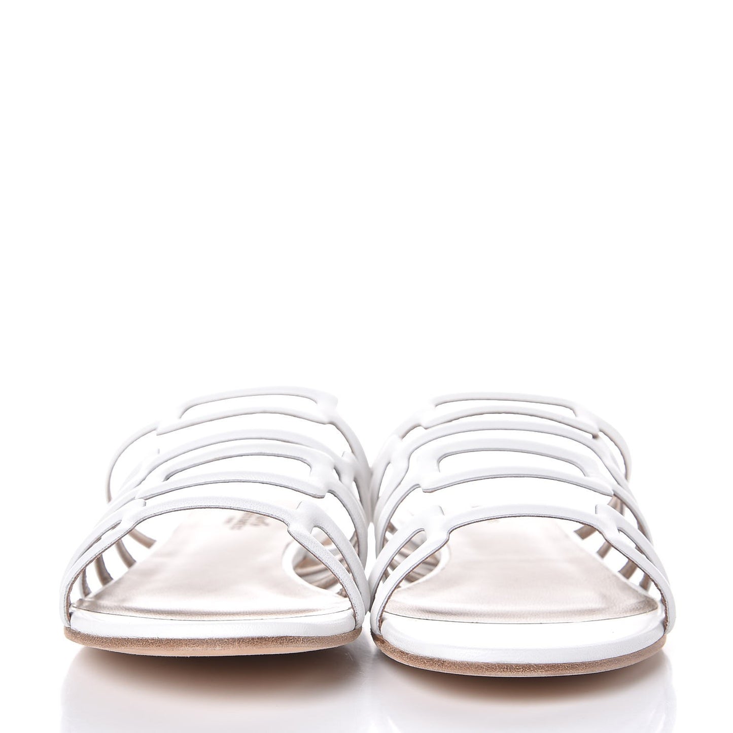 Nappa Calfskin Olympe Sandals 38 White