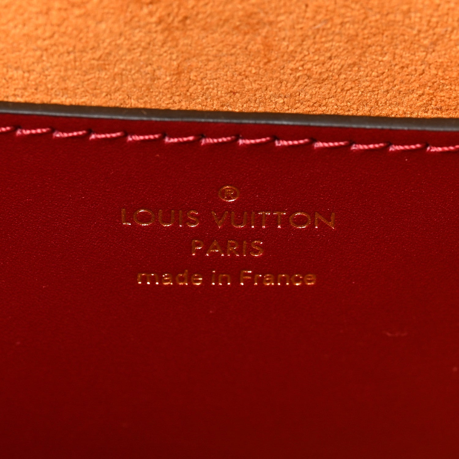 Louis Vuitton Calfskin Monogram Check Twist MM Beige White Orange 6 of 8