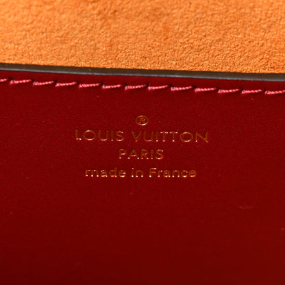Louis Vuitton Calfskin Monogram Check Twist MM Beige White Orange 6 of 8