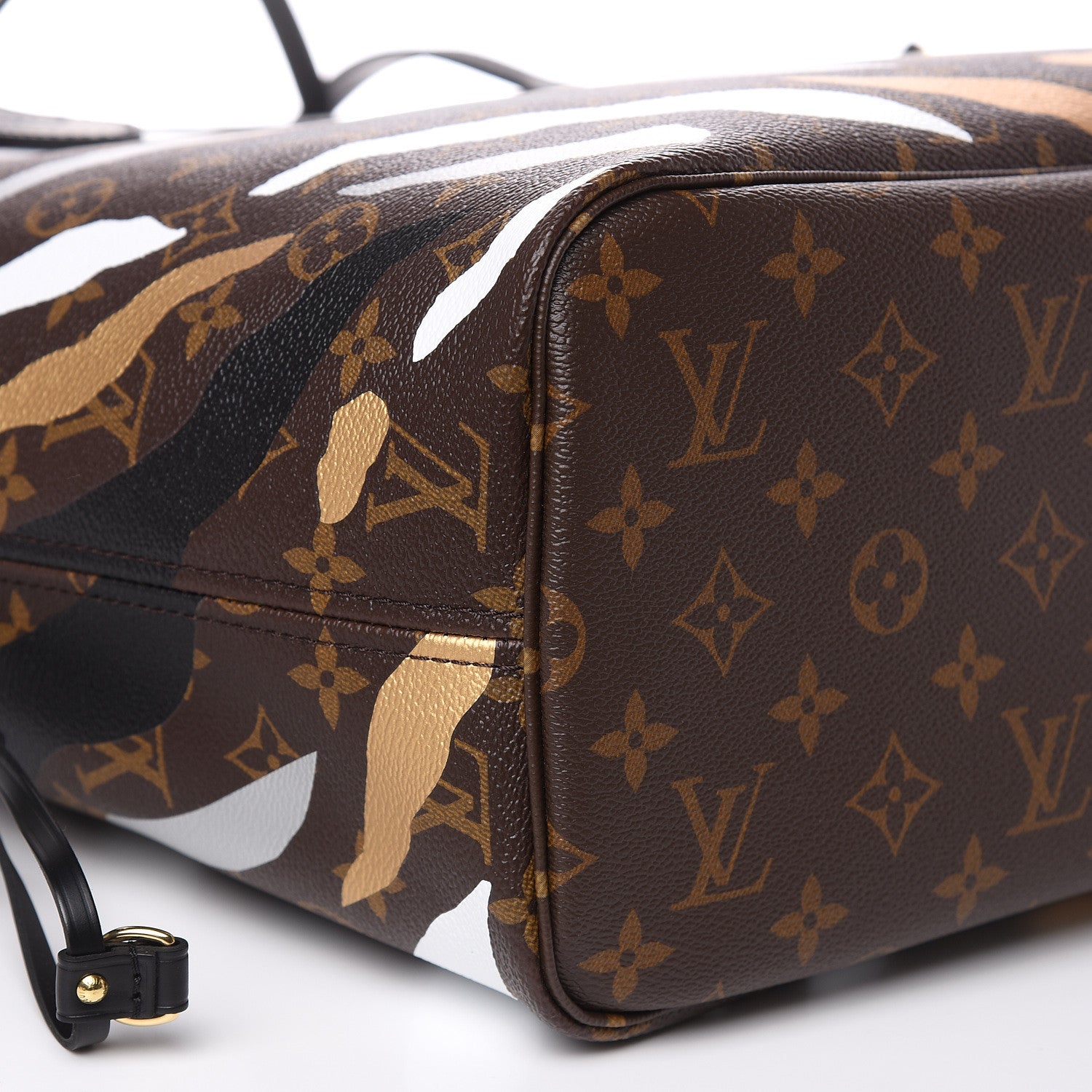 Louis Vuitton X LOL Monogram Neverfull MM Gold Silver 8 of 10
