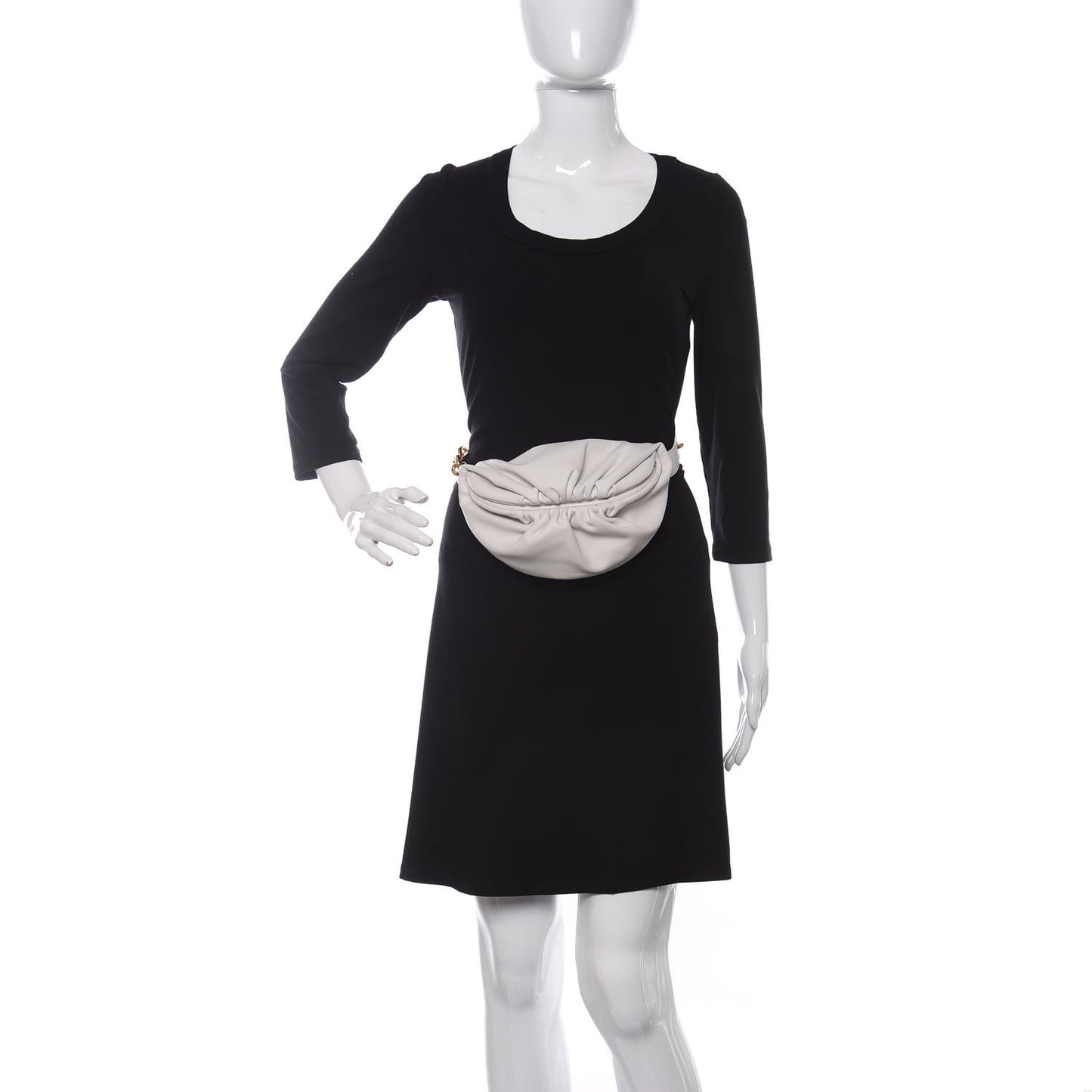 Nappa The Belt Chain Pouch Chalk