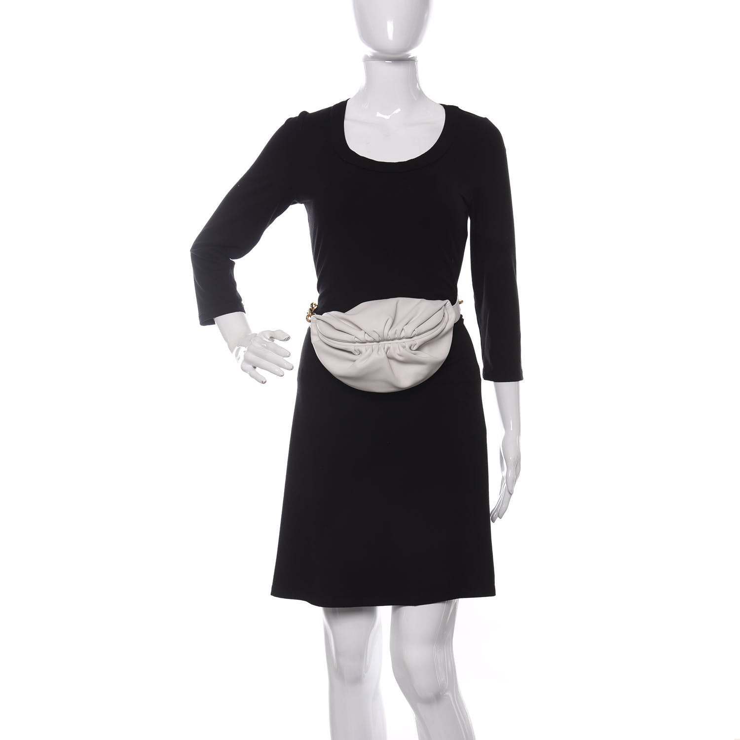 Bottega Veneta Nappa The Belt Chain Pouch Chalk 2 of 9
