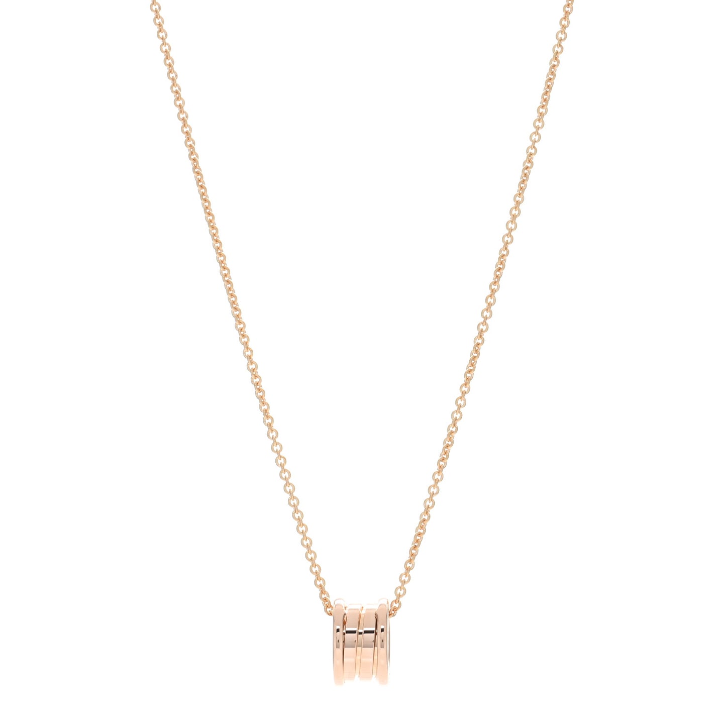 18K Rose Gold B.Zero1 Pendant Necklace