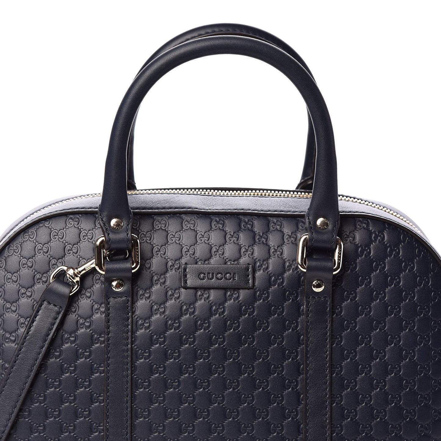 Microguccissima Medium Crossbody Bag Blue