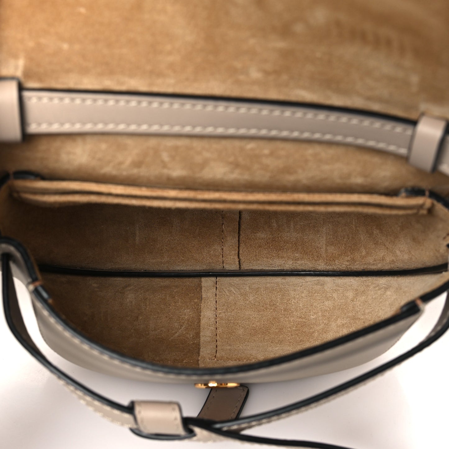 Calfskin Jacquard Mini Gate Dual Bag Sand