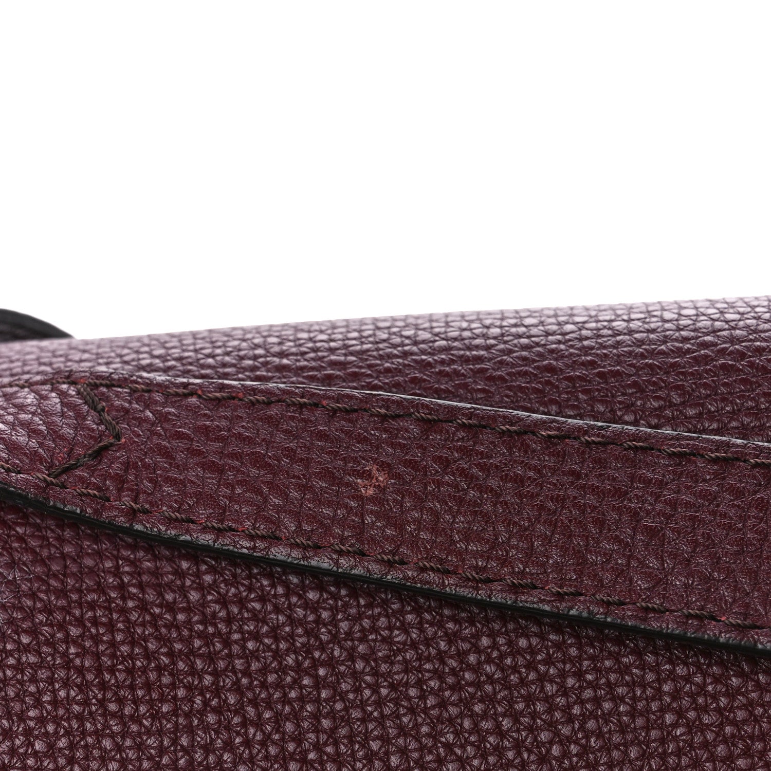 Burberry Derby Calfskin House Check Medium Camberley Burgundy 13 of 13
