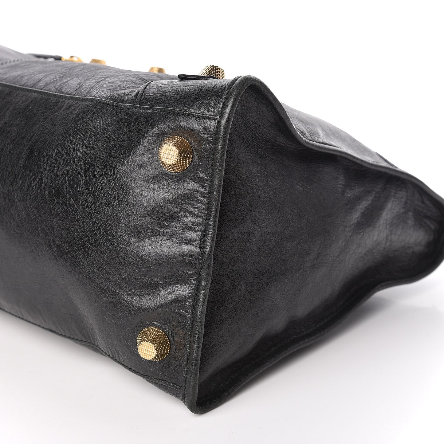 Agneau Giant 21 Gold Hardware Work Black