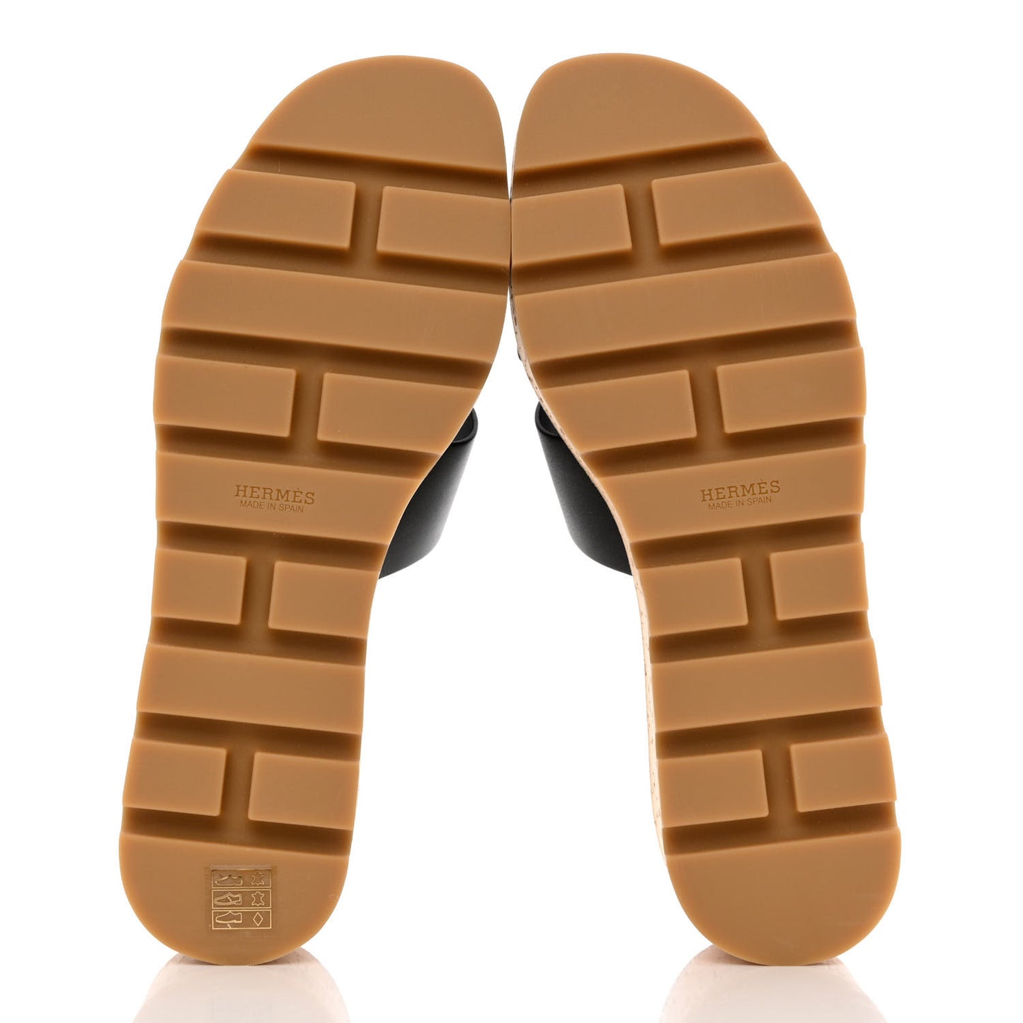 Calfskin Cork Eze 30 Sandals 39 Black