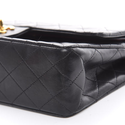 Chanel Lambskin Quilted Medium Double Flap Black 7 of 30