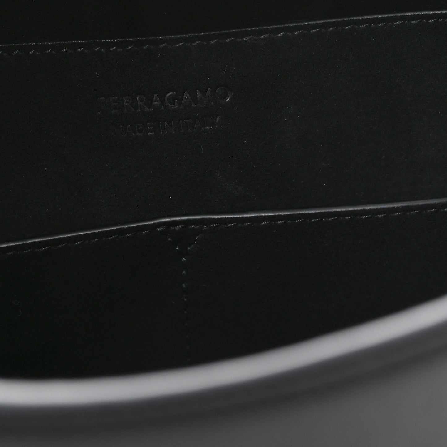 Calfskin Medium Gancio Hobo Black