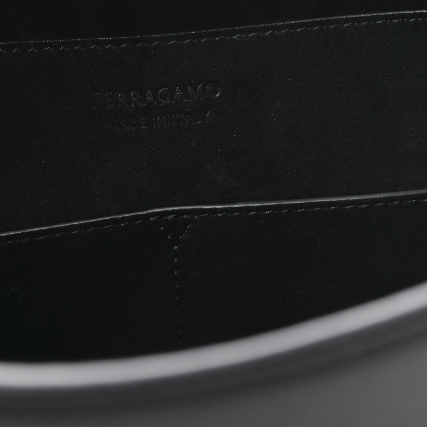 Salvatore Ferragamo Calfskin Medium Gancio Hobo Black 6 of 12