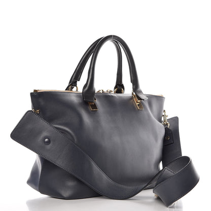 Chloe Smooth Calfskin Large Baylee Tote Street Blue 3 of 8