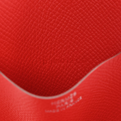 Hermes Epsom In-The-Loop-To-Go Pochette Multicolore Rouge de Coeur 8 of 9
