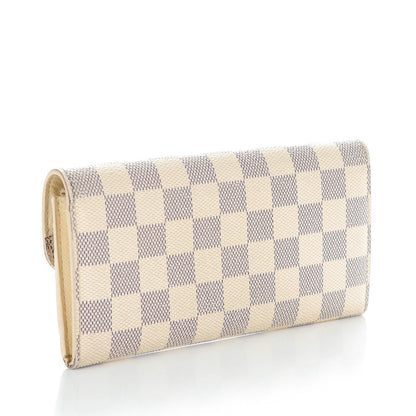 Louis Vuitton Damier Azur Emilie Wallet 4 of 10