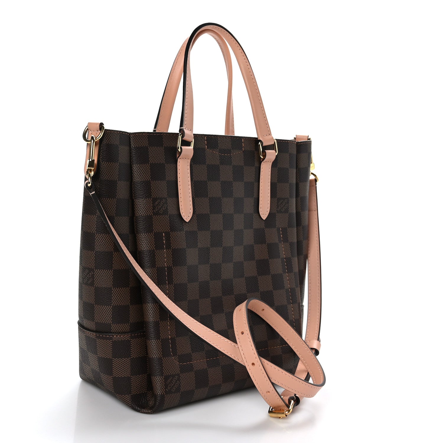 Louis Vuitton Damier Ebene Belmont PM Venus Pink 4 of 9